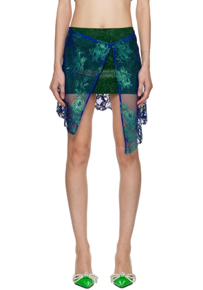 NUÉ Green Flora Miniskirt