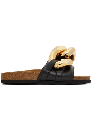 JW Anderson Black Chain Slides