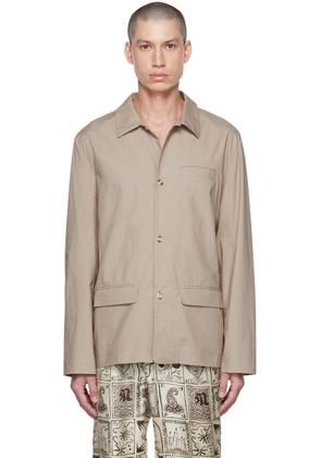 Nanushka Taupe Jao Shirt