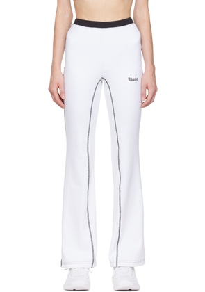 Rhude Black & White Rhider Lounge Pants