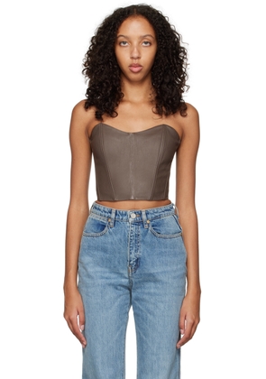 The Mannei Taupe Oviedo Tank Top