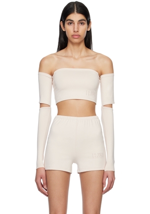MM6 Maison Margiela Off-White Bodycon T-Shirt