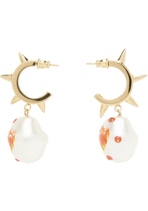 Safsafu Gold Jelly On Fire Earrings