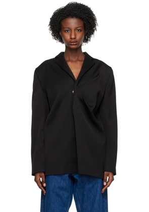 Bianca Saunders Black Pinched Blazer