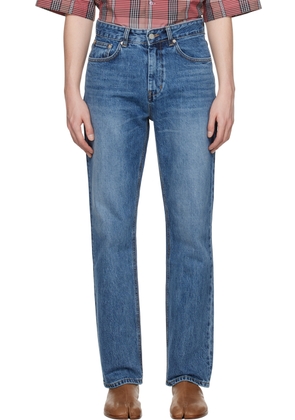 Youth Blue Straight-Leg Jeans