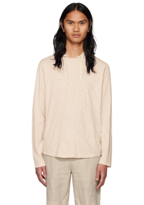 Vince Pink Textured Hoodie