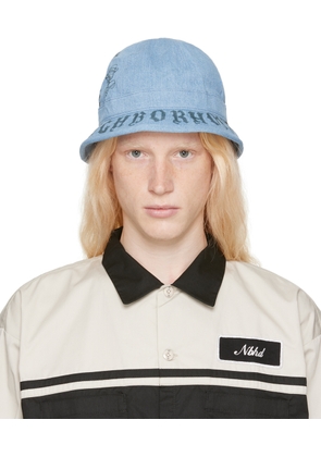 Neighborhood Blue Fade Denim Ball Bucket Hat