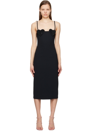 Blumarine Black Heart Midi Dress
