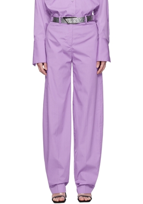 The Attico Purple Jagger Trousers