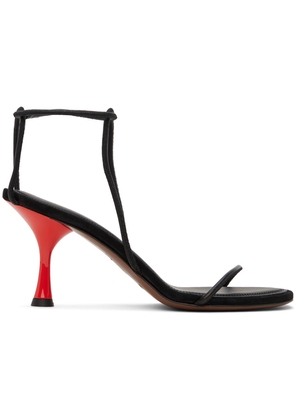 NEOUS Black Nenque Heeled Sandals