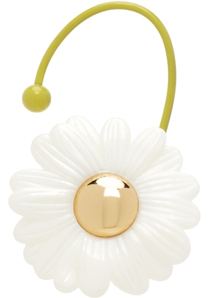 La Manso White & Yellow Tetier Bijoux Edition Daisy Single Ear Cuff