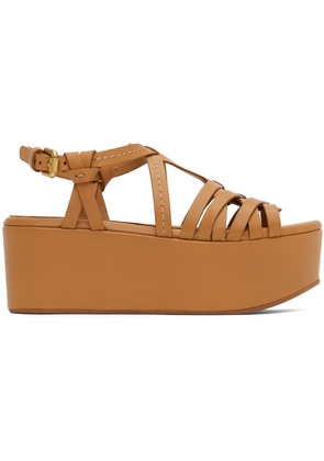 See by Chloé Tan Sierra Heeled Sandals