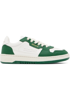 Axel Arigato White & Green Dice Lo Sneakers