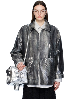 doublet Gray Summer Fur Jacket