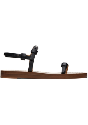 Gabriela Hearst Black Steward Sandals