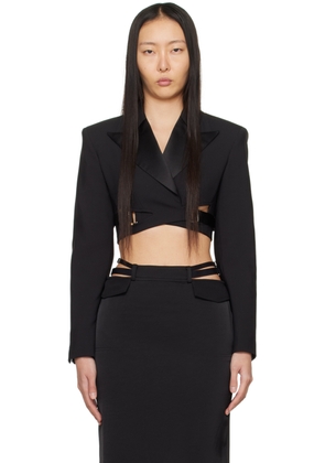 Dion Lee Black Interlock Tuxedo Blazer