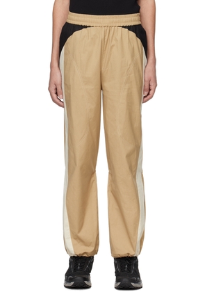 Kijun Beige Blocked Trousers