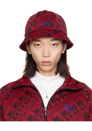 NEEDLES Red Bermuda Bucket Hat