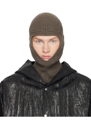 Rick Owens Gray Porterville Skull Balaclava