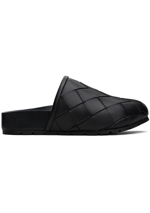 Bottega Veneta Black Reggie Mules