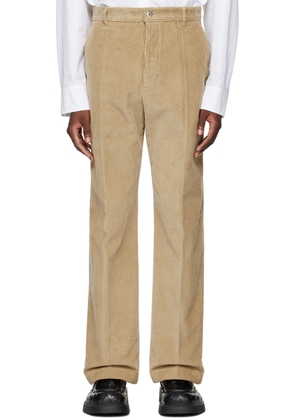 Bottega Veneta Beige Creased Trousers