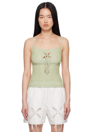 J. Kim Green Petal Camisole