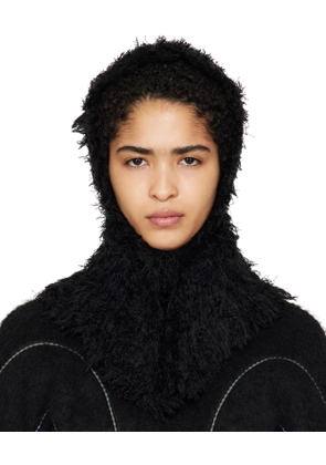 Kiko Kostadinov Black Carla Knitted Hood