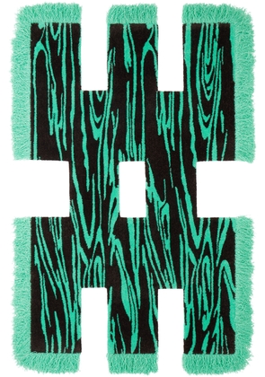 Okej Blue & Black Small Rowdy Rug