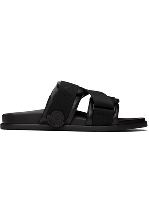 Moncler Black Mon Summer Sandals