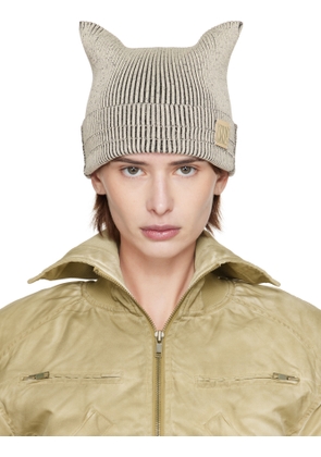 KNWLS Beige & Black Precious Beanie