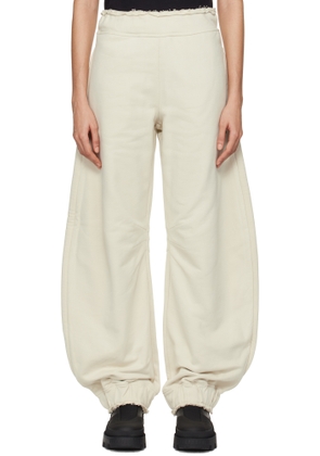 Moncler Genius Moncler x Willow Smith Beige Raw Edge Sweatpants