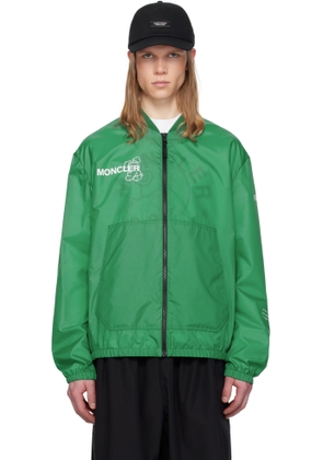 Moncler Genius 7 Moncler FRGMT Hiroshi Fujiwara Green Ostria Bomber Jacket