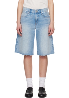 SLVRLAKE Blue Mica Denim Shorts
