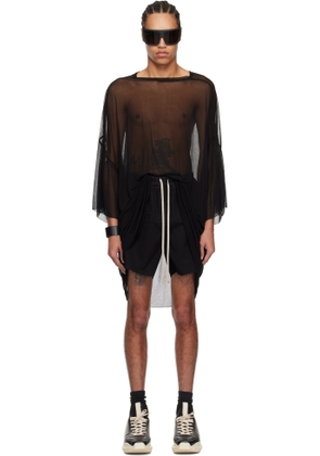 Rick Owens Black Hollywood Tommy T-shirt