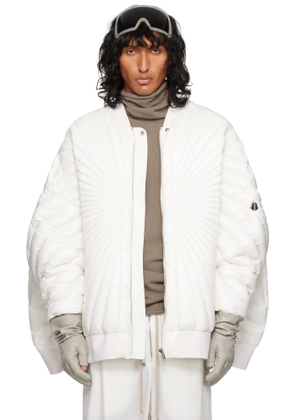Rick Owens Moncler + Rick Owens Off-White Radiance Peter Bomber Jacket