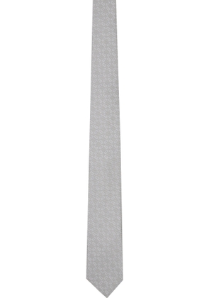 Givenchy Gray Monogram 1972 Tie