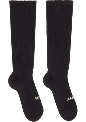 Rick Owens Black Hollywood 'So Cunt' Socks