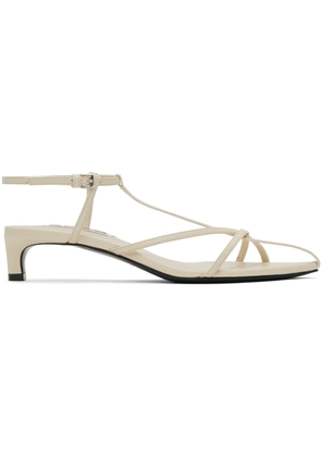 Jil Sander Off-White High Heeled Sandals