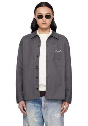Axel Arigato Gray Rowe Canvas Overshirt