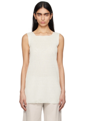 The Row White Jaylen Tank Top