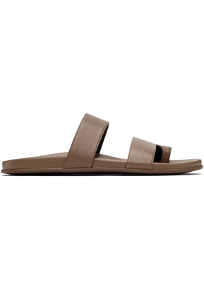 The Row Brown Hugh Sandals