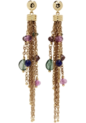 Chloé Gold 'The Chloé Pompoms' Earrings