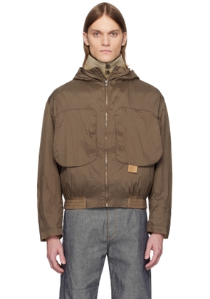 RANRA Brown Purs Light Nylon Jacket