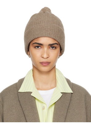 Tekla SSENSE Exclusive Brown AURALEE Edition Night Knit Beanie