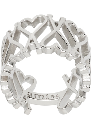 AMI Paris Silver Ami de Coeur Ring