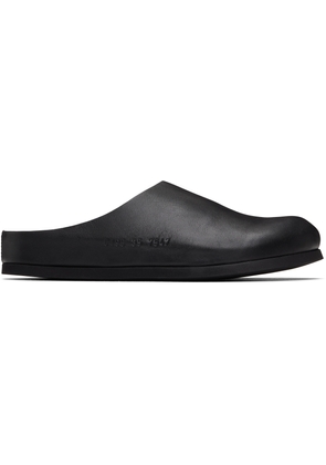 Common Projects Black Leather Slip-on Loafers