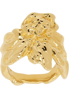 Chopova Lowena Gold Lily Ring