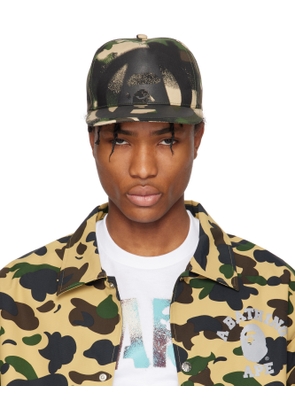 BAPE Green & Beige Map Camo Cap