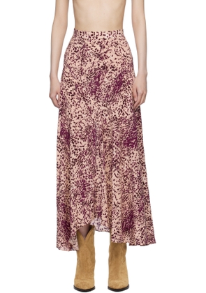Isabel Marant Purple Sakura Maxi Skirt