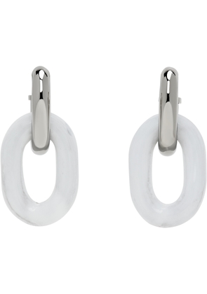 Rabanne Silver Chain Drop Earrings